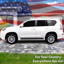 Quarter Window American Flag Vinyl Decal Stickers Fits Lexus GX 2018-2023