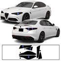 Full Headlight Taillight Precut Smoked PPF Tint Kit Film Overlay Fits Alfa Rome Giulia 2016-2025