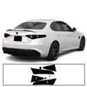 Full Headlight Taillight Precut Smoked PPF Tint Kit Film Overlay Fits Alfa Rome Giulia 2016-2025