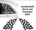 Animal Leopard Cheetah Cow Window Vinyl Decal Stickers Fits Audi Q5 2018-2025