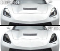 Full Headlight Taillight Precut Smoked PPF Tint Kit Film Overlay Fits Chevy Corvette C7 2014 - 2019 - Bogar Tech Designs