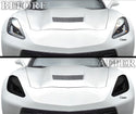 Full Headlight Taillight Precut Smoked PPF Tint Kit Film Overlay Fits Chevy Corvette C7 2014 - 2019 - Bogar Tech Designs
