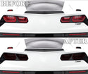 Full Headlight Taillight Precut Smoked PPF Tint Kit Film Overlay Fits Chevy Corvette C7 2014 - 2019 - Bogar Tech Designs