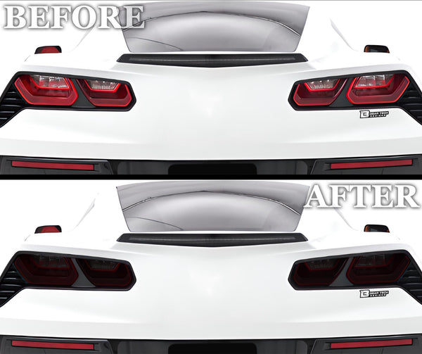 Full Headlight Taillight Precut Smoked PPF Tint Kit Film Overlay Fits Chevy Corvette C7 2014 - 2019 - Bogar Tech Designs