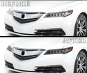 Full Headlight Taillight Precut Smoked PPF Tint Kit Film Overlay Fits Acura TLX 2015 - 2020 - Bogar Tech Designs