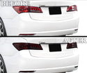 Full Headlight Taillight Precut Smoked PPF Tint Kit Film Overlay Fits Acura TLX 2015 - 2020 - Bogar Tech Designs