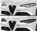 Full Headlight Taillight Precut Smoked PPF Tint Kit Film Overlay Fits Alfa Rome Giulia 2016 - 2025 - Bogar Tech Designs