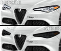 Full Headlight Taillight Precut Smoked PPF Tint Kit Film Overlay Fits Alfa Rome Giulia 2016 - 2025 - Bogar Tech Designs