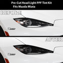 Full Headlight Taillight Precut Smoked PPF Tint Kit Film Overlay Fits Mazda Miata 2016 - 2025 - Bogar Tech Designs