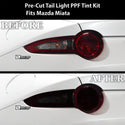 Full Headlight Taillight Precut Smoked PPF Tint Kit Film Overlay Fits Mazda Miata 2016 - 2025 - Bogar Tech Designs