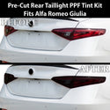 Full Headlight Taillight 2016–2026 Dark Smoke Headlight & Taillight Tint Kit – Precut Vinyl Lens Overlays