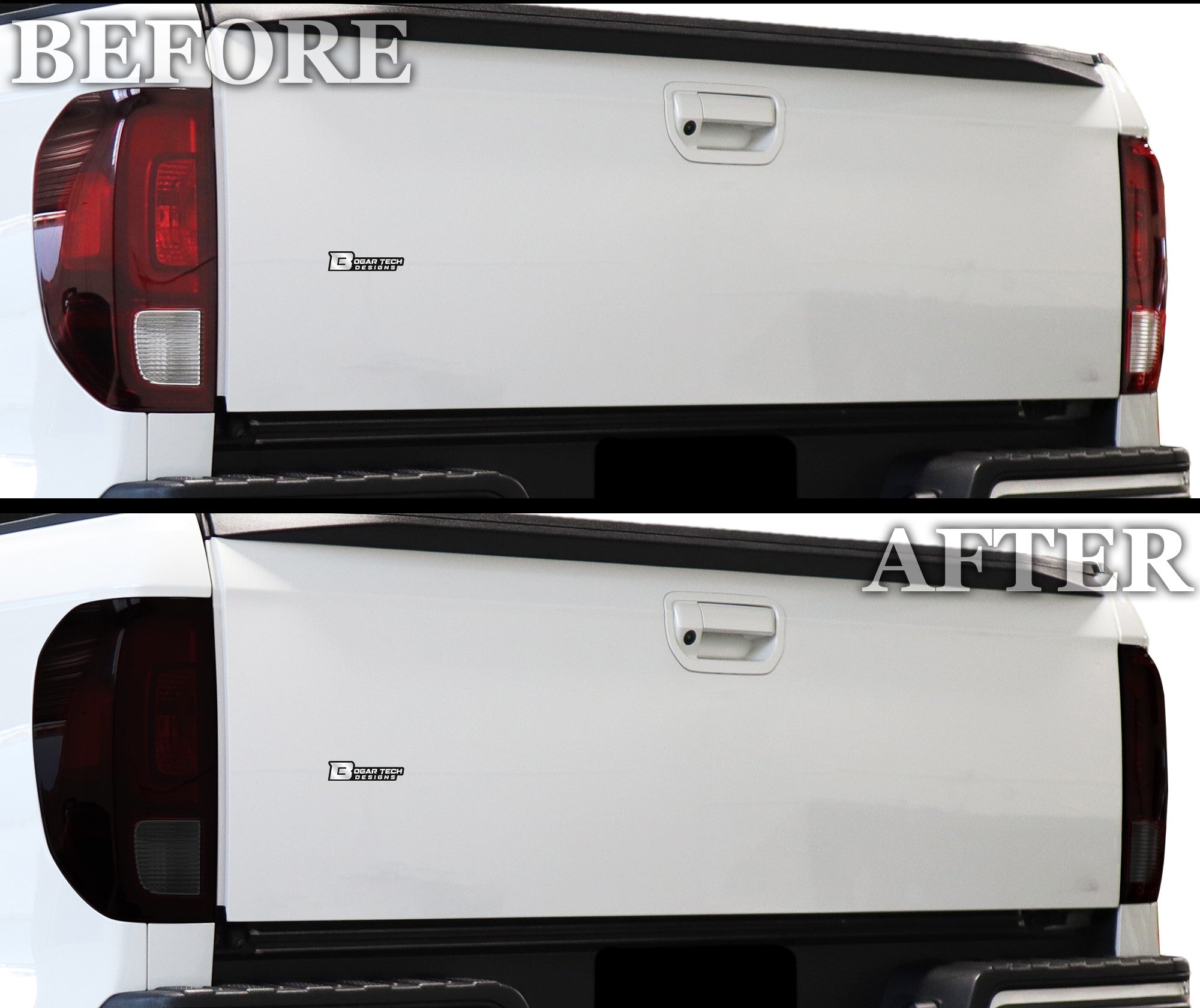 Full Headlight Taillight Precut Smoked PPF Tint Kit Film Overlay Fits Honda Ridgeline 2017 - 2025 - Bogar Tech Designs