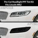Full Headlight Taillight Precut Smoked PPF Tint Kit Film Overlay Fits Lincoln MKZ 2013 - 2020 - Bogar Tech Designs