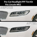 Full Headlight Taillight Precut Smoked PPF Tint Kit Film Overlay Fits Lincoln MKZ 2013 - 2020 - Bogar Tech Designs