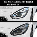 Full Headlight Taillight Precut Smoked PPF Tint Kit Film Overlay Fits BMW Z4 2019 - 2024 - Bogar Tech Designs