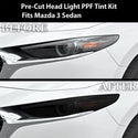 Full Headlight Taillight Precut Smoked PPF Tint Kit Film Overlay Fits Mazda 3 2019 - 2025 - Bogar Tech Designs