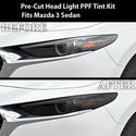 Full Headlight Taillight Precut Smoked PPF Tint Kit Film Overlay Fits Mazda 3 2019 - 2025 - Bogar Tech Designs