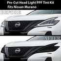 Full Headlight Taillight Precut Smoked PPF Tint Kit Film Overlay Fits Nissan Murano 2015 - 2024 - Bogar Tech Designs