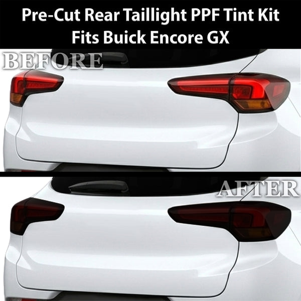 Buick Encore GX 2020–2023 Dark Smoke Headlight & Taillight Tint Kit – Precut Vinyl Lens Overlays