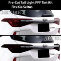 Full Headlight Taillight Precut Smoked PPF Tint Kit Film Overlay Fits Kia Seltos 2021 - 2023 - Bogar Tech Designs