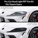 Full Headlight Taillight Precut Smoked PPF Tint Kit Film Overlay Fits Toyota Supra 2020 - 2025 - Bogar Tech Designs