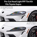Full Headlight Taillight Precut Smoked PPF Tint Kit Film Overlay Fits Toyota Supra 2020 - 2025 - Bogar Tech Designs