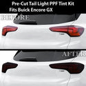 Full Headlight Taillight Precut Smoked PPF Tint Kit Film Overlay Fits Buick Encore GX 2020 - 2023 - Bogar Tech Designs
