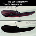 Full Headlight Taillight Precut Smoked PPF Tint Kit Film Overlay Fits BMW X6 2020 - 2025 - Bogar Tech Designs