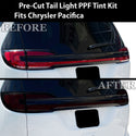 Full Headlight Taillight Precut Smoked PPF Tint Kit Overlay Film Fits Chrysler Pacifica 2021 - 2025 - Bogar Tech Designs