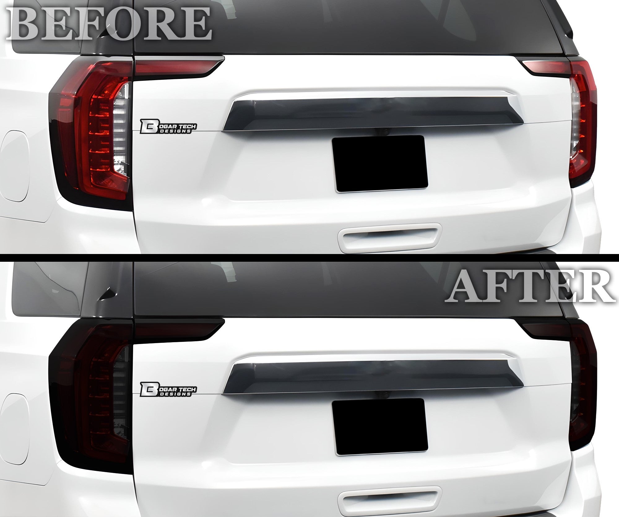 Full Headlight Taillight Precut Smoked PPF Tint Kit Overlay Film Fits GMC Yukon 2021 - 2024 - Bogar Tech Designs