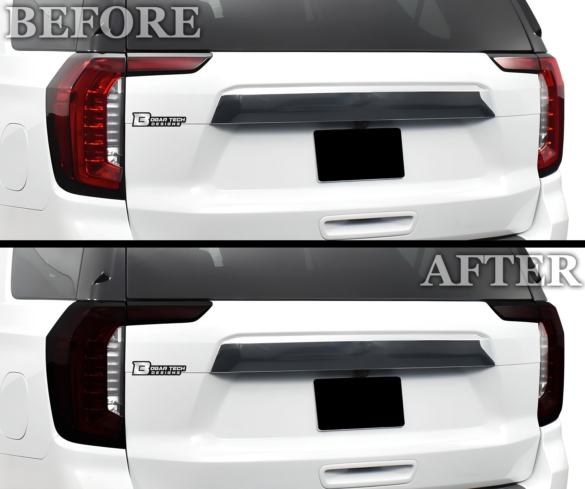 Full Headlight Taillight Precut Smoked PPF Tint Kit Overlay Film Fits GMC Yukon 2021 - 2024 - Bogar Tech Designs