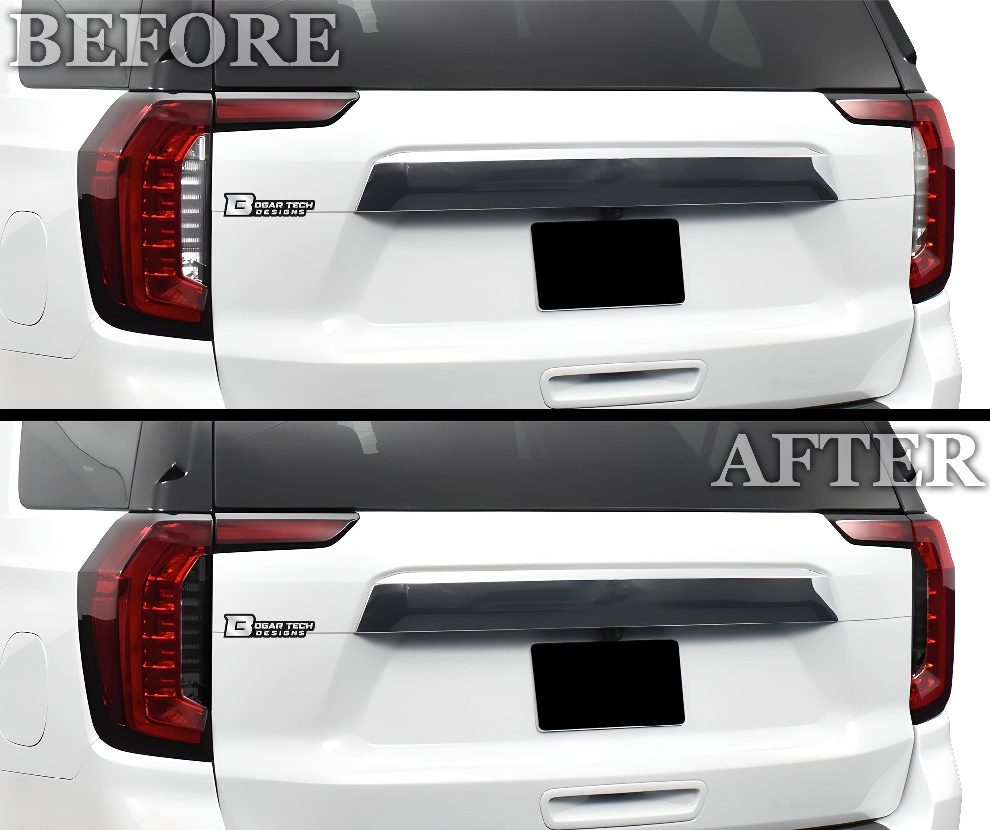 Full Headlight Taillight Precut Smoked PPF Tint Kit Overlay Film Fits GMC Yukon 2021 - 2024 - Bogar Tech Designs
