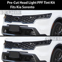 Full Headlight Taillight Precut Smoked PPF Tint Kit Film Overlay Fits Kia Sorento 2021 - 2023 - Bogar Tech Designs