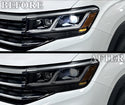 Full Headlight Taillight Precut Smoked PPF Tint Kit Film Overlay Film Fits Volkswagen Atlas 2021 - 2023 - Bogar Tech Designs