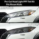 Full Headlight Taillight Precut Smoked PPF Tint Kit Film Overlay Film Fits Nissan Kicks 2021 - 2023 - Bogar Tech Designs