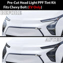 Full Headlight Taillight Precut Smoked PPF Tint Kit Film Overlay Fits Chevy Bolt 2022 2023 - Bogar Tech Designs