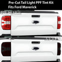 Full Headlight Taillight Precut Smoked PPF Tint Kit Film Overlay Fits Ford Maverick 2022 - 2025 - Bogar Tech Designs