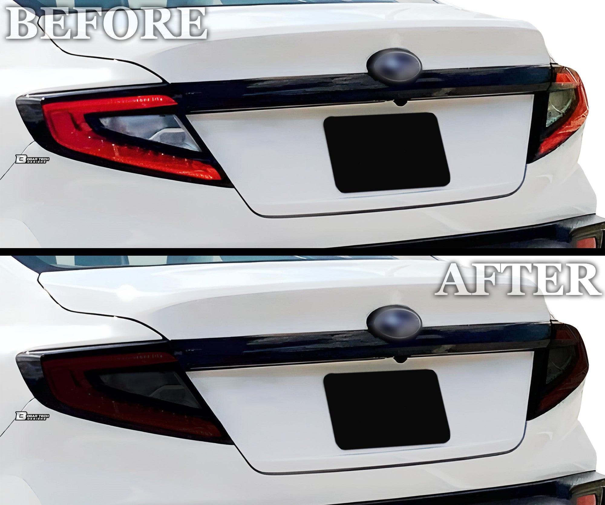 Full Headlight Taillight Precut Smoked PPF Tint Kit Overlay Film Fits Subaru WRX 2022 - 2025 - Bogar Tech Designs