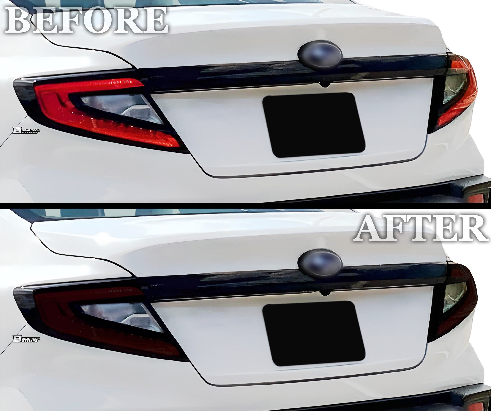 Full Headlight Taillight Precut Smoked PPF Tint Kit Overlay Film Fits Subaru WRX 2022 - 2025 - Bogar Tech Designs