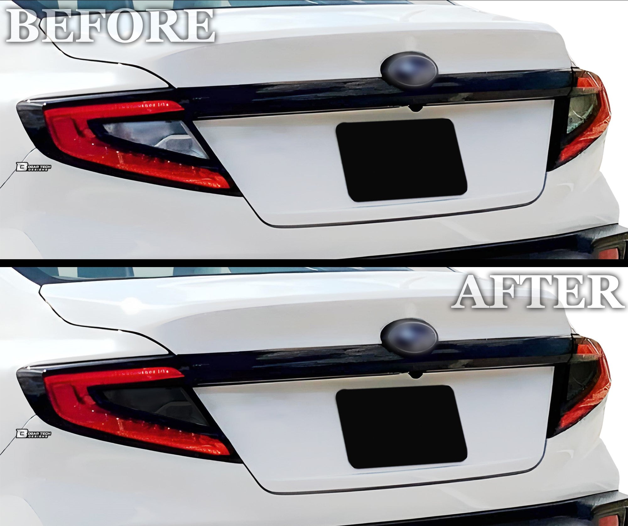 Full Headlight Taillight Precut Smoked PPF Tint Kit Overlay Film Fits Subaru WRX 2022 - 2025 - Bogar Tech Designs