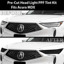 Full Headlight Taillight Precut Smoked PPF Tint Kit Film Overlay Fits Acura MDX 2022 - 2025 - Bogar Tech Designs