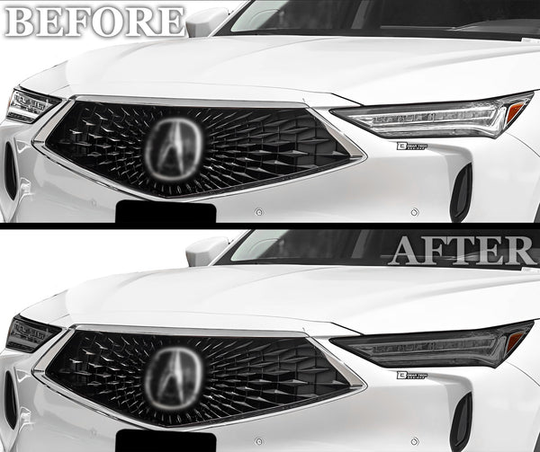 Full Headlight Taillight Precut Smoked PPF Tint Kit Film Overlay Fits Acura MDX 2022 - 2025 - Bogar Tech Designs