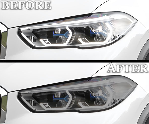 Full Headlight Taillight Precut Smoked PPF Tint Kit Film Overlay Fits BMW X3 2022 - 2024 - Bogar Tech Designs