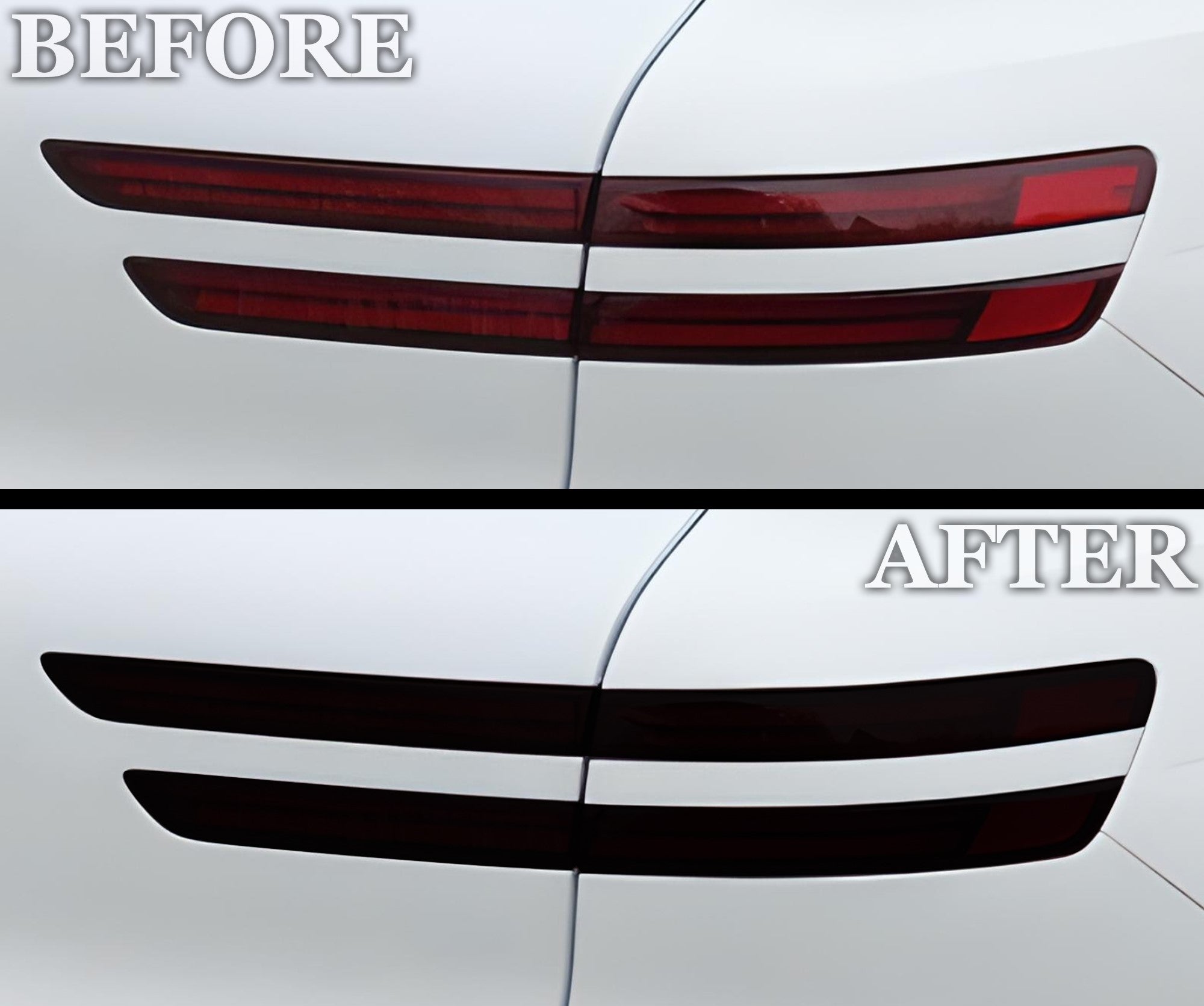 Full Headlight Taillight Precut Smoked PPF Tint Kit Film Overlay Fits Genesis GV70 2022 - 2025 - Bogar Tech Designs