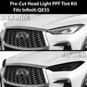 Full Headlight Taillight Precut Smoked PPF Tint Kit Film Overlay Fits Infiniti QX55 2022 - 2024 - Bogar Tech Designs