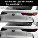Full Headlight Taillight Precut Smoked PPF Tint Kit Film Overlay Fits Infiniti QX55 2022 - 2024 - Bogar Tech Designs