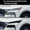 Full Headlight Taillight Precut Smoked PPF Tint Kit Film Overlay Fits Nissan Rogue 2021 - 2025 - Bogar Tech Designs