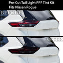Full Headlight Taillight Precut Smoked PPF Tint Kit Film Overlay Fits Nissan Rogue 2021 - 2025 - Bogar Tech Designs