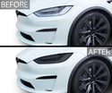 Full Headlight Taillight Precut Smoked PPF Tint Kit Film Overlay Fits Tesla Model X 2022-2025