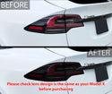 Full Headlight Taillight Precut Smoked PPF Tint Kit Film Overlay Fits Tesla Model X 2022-2025